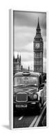 London Taxi and Big Ben - London - UK - England - United Kingdom - Europe - Door Poster-Philippe Hugonnard-Framed Photographic Print