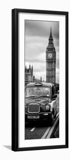 London Taxi and Big Ben - London - UK - England - United Kingdom - Europe - Door Poster-Philippe Hugonnard-Framed Photographic Print