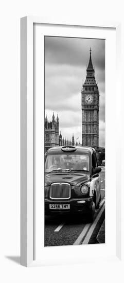 London Taxi and Big Ben - London - UK - England - United Kingdom - Europe - Door Poster-Philippe Hugonnard-Framed Photographic Print