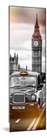 London Taxi and Big Ben - London - UK - England - United Kingdom - Europe - Door Poster-Philippe Hugonnard-Mounted Photographic Print