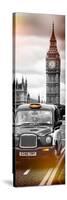 London Taxi and Big Ben - London - UK - England - United Kingdom - Europe - Door Poster-Philippe Hugonnard-Stretched Canvas