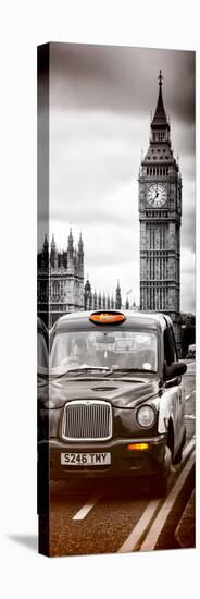 London Taxi and Big Ben - London - UK - England - United Kingdom - Europe - Door Poster-Philippe Hugonnard-Stretched Canvas