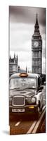 London Taxi and Big Ben - London - UK - England - United Kingdom - Europe - Door Poster-Philippe Hugonnard-Mounted Photographic Print