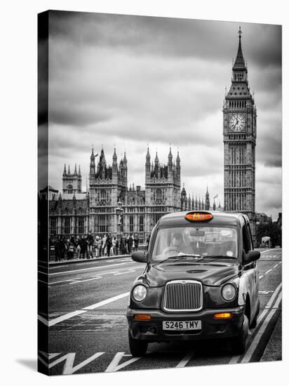 London Taxi and Big Ben - London - UK - England - United Kingdom - Europe-Philippe Hugonnard-Stretched Canvas