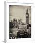 London Taxi and Big Ben - London - UK - England - United Kingdom - Europe-Philippe Hugonnard-Framed Photographic Print