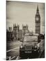 London Taxi and Big Ben - London - UK - England - United Kingdom - Europe-Philippe Hugonnard-Mounted Photographic Print