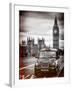 London Taxi and Big Ben - London - UK - England - United Kingdom - Europe-Philippe Hugonnard-Framed Photographic Print