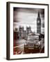 London Taxi and Big Ben - London - UK - England - United Kingdom - Europe-Philippe Hugonnard-Framed Photographic Print