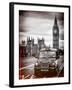 London Taxi and Big Ben - London - UK - England - United Kingdom - Europe-Philippe Hugonnard-Framed Photographic Print