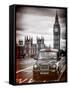 London Taxi and Big Ben - London - UK - England - United Kingdom - Europe-Philippe Hugonnard-Framed Stretched Canvas