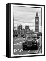 London Taxi and Big Ben - London - UK - England - United Kingdom - Europe-Philippe Hugonnard-Framed Stretched Canvas