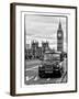 London Taxi and Big Ben - London - UK - England - United Kingdom - Europe-Philippe Hugonnard-Framed Photographic Print