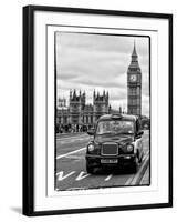 London Taxi and Big Ben - London - UK - England - United Kingdom - Europe-Philippe Hugonnard-Framed Photographic Print