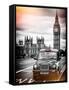 London Taxi and Big Ben - London - UK - England - United Kingdom - Europe-Philippe Hugonnard-Framed Stretched Canvas