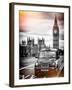 London Taxi and Big Ben - London - UK - England - United Kingdom - Europe-Philippe Hugonnard-Framed Premium Photographic Print