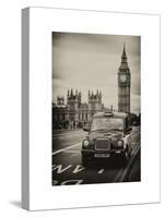 London Taxi and Big Ben - London - UK - England - United Kingdom - Europe-Philippe Hugonnard-Stretched Canvas