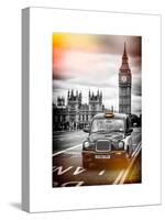 London Taxi and Big Ben - London - UK - England - United Kingdom - Europe-Philippe Hugonnard-Stretched Canvas