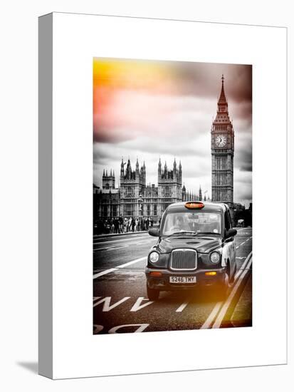 London Taxi and Big Ben - London - UK - England - United Kingdom - Europe-Philippe Hugonnard-Stretched Canvas
