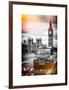 London Taxi and Big Ben - London - UK - England - United Kingdom - Europe-Philippe Hugonnard-Framed Art Print