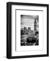 London Taxi and Big Ben - London - UK - England - United Kingdom - Europe-Philippe Hugonnard-Framed Art Print