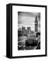 London Taxi and Big Ben - London - UK - England - United Kingdom - Europe-Philippe Hugonnard-Framed Stretched Canvas