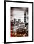 London Taxi and Big Ben - London - UK - England - United Kingdom - Europe-Philippe Hugonnard-Framed Art Print