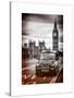 London Taxi and Big Ben - London - UK - England - United Kingdom - Europe-Philippe Hugonnard-Stretched Canvas