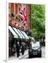 London Taxi and English Flag - London - UK - England - United Kingdom - Europe-Philippe Hugonnard-Framed Photographic Print