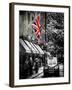 London Taxi and English Flag - London - UK - England - United Kingdom - Europe-Philippe Hugonnard-Framed Photographic Print