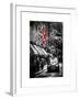 London Taxi and English Flag - London - UK - England - United Kingdom - Europe-Philippe Hugonnard-Framed Art Print