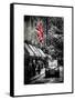 London Taxi and English Flag - London - UK - England - United Kingdom - Europe-Philippe Hugonnard-Framed Stretched Canvas