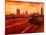 London Taxi Big Ben Sunset with Parliament-Markus Bleichner-Mounted Art Print