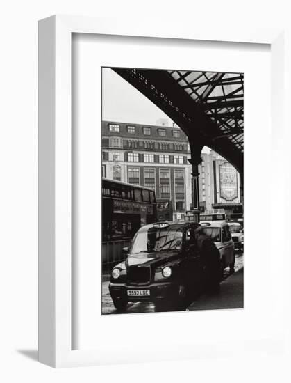 London Taxi-null-Framed Premium Giclee Print