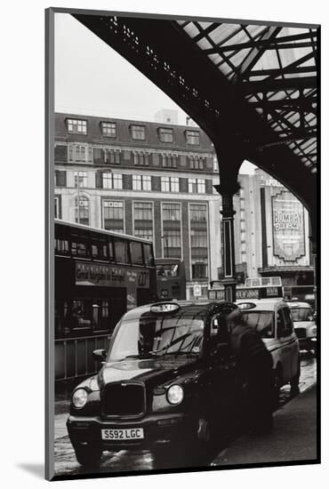 London Taxi-null-Mounted Premium Giclee Print