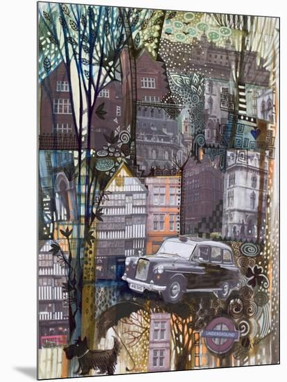 London Taxi-Oxana Zaika-Mounted Giclee Print