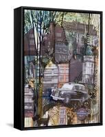 London Taxi-Oxana Zaika-Framed Stretched Canvas