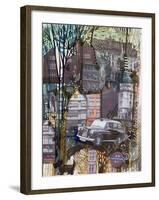 London Taxi-Oxana Zaika-Framed Giclee Print