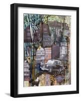 London Taxi-Oxana Zaika-Framed Giclee Print