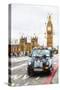 London Taxis II - In the Style of Oil Painting-Philippe Hugonnard-Stretched Canvas