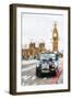 London Taxis II - In the Style of Oil Painting-Philippe Hugonnard-Framed Giclee Print
