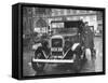 London Taxis-Hans Wild-Framed Stretched Canvas