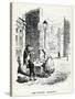 London Tea Stall 1836-George Cruikshank-Stretched Canvas
