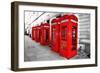 London Telephone Boxes-duallogic-Framed Photographic Print