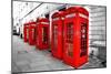 London Telephone Boxes-duallogic-Mounted Photographic Print