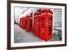 London Telephone Boxes-duallogic-Framed Photographic Print