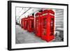 London Telephone Boxes-duallogic-Framed Photographic Print