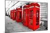 London Telephone Boxes-duallogic-Mounted Photographic Print