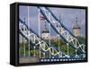 London, the Tower of London and Tower Bridge, England-Paul Harris-Framed Stretched Canvas