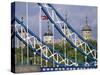 London, the Tower of London and Tower Bridge, England-Paul Harris-Stretched Canvas
