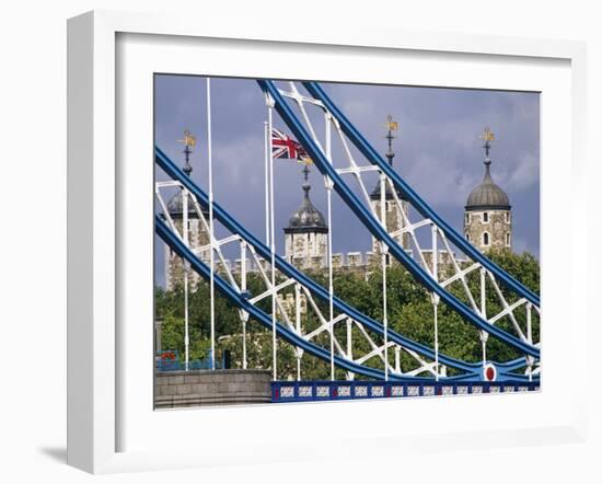 London, the Tower of London and Tower Bridge, England-Paul Harris-Framed Photographic Print